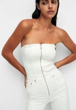 PULL & BEAR Corset - Jumpsuit - White -PULL BEAR Winkel 958a33abe81f4d678e712d3276ae4526