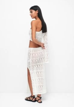 PULL & BEAR Crochet Midi - Kokerrok - Beige -PULL BEAR Winkel 95ea544edb8540e98b2915cd950e07bd