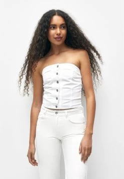 PULL & BEAR Corset - Top - White