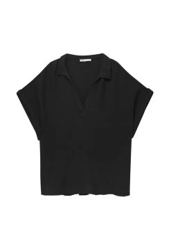 PULL & BEAR With Collar - Blouse - Black -PULL BEAR Winkel 975c4cee9f064530a338b49777a54282