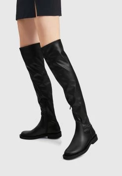 PULL & BEAR Stretchy - Overknee Laarzen - Black