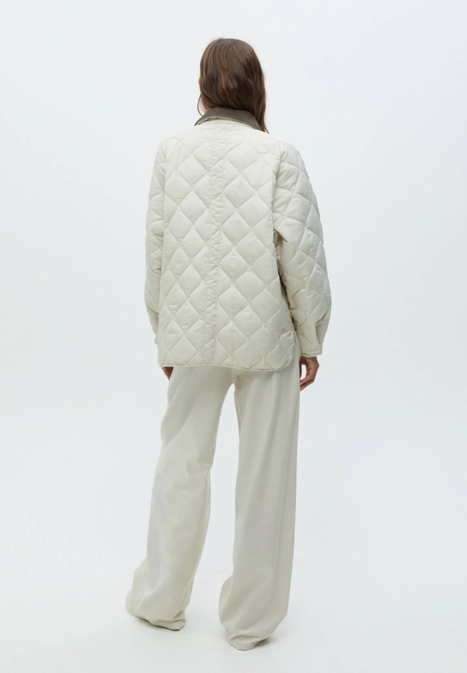 PULL & BEAR PufferWith Collar - Jas - Mottled Beige 3 PULL & BEAR PufferWith Collar - Jas - Mottled Beige - Afbeelding 3