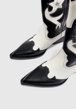 PULL & BEAR Embellished - Cowboy-/Bikerlaarzen - Mottled Beige -PULL BEAR Winkel 9928bef09a404659849ac2faba75f7cc