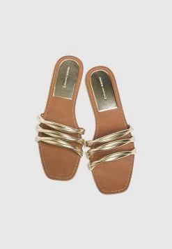 PULL & BEAR Strappy - Muiltjes - Gold Coloured -PULL BEAR Winkel 997b70a2090a4f2c9fd0907fe16b9345
