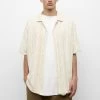 PULL & BEAR Short Sleeve Open - Overhemd - Beige
