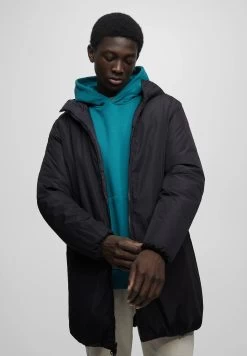 PULL & BEAR Reversible Puffer- Winterjas - Mottled Black