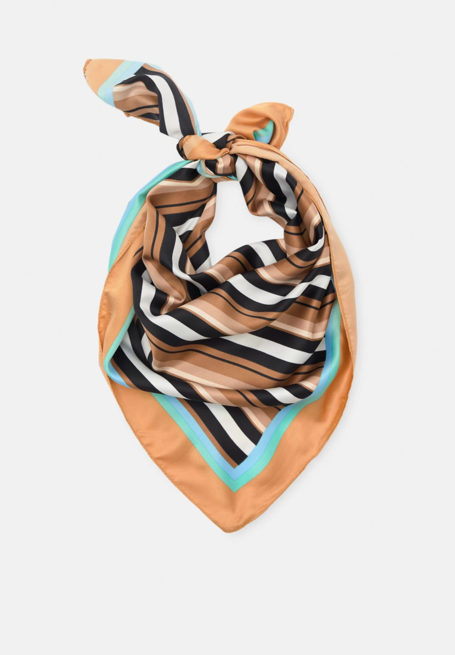 PULL & BEAR Striped- Halsdoek - Light Brown 4 PULL & BEAR Striped- Halsdoek - Light Brown - Afbeelding 4