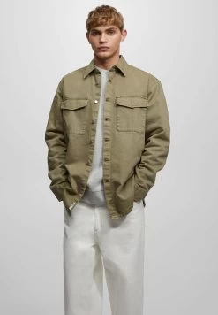 PULL & BEAR Long Sleeve - Overhemd - Dark Green