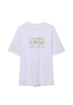 PULL & BEAR The Creation Of Adam - T-Shirt Print - Lilac -PULL BEAR Winkel a1e39f409d61446695b49462f917306b