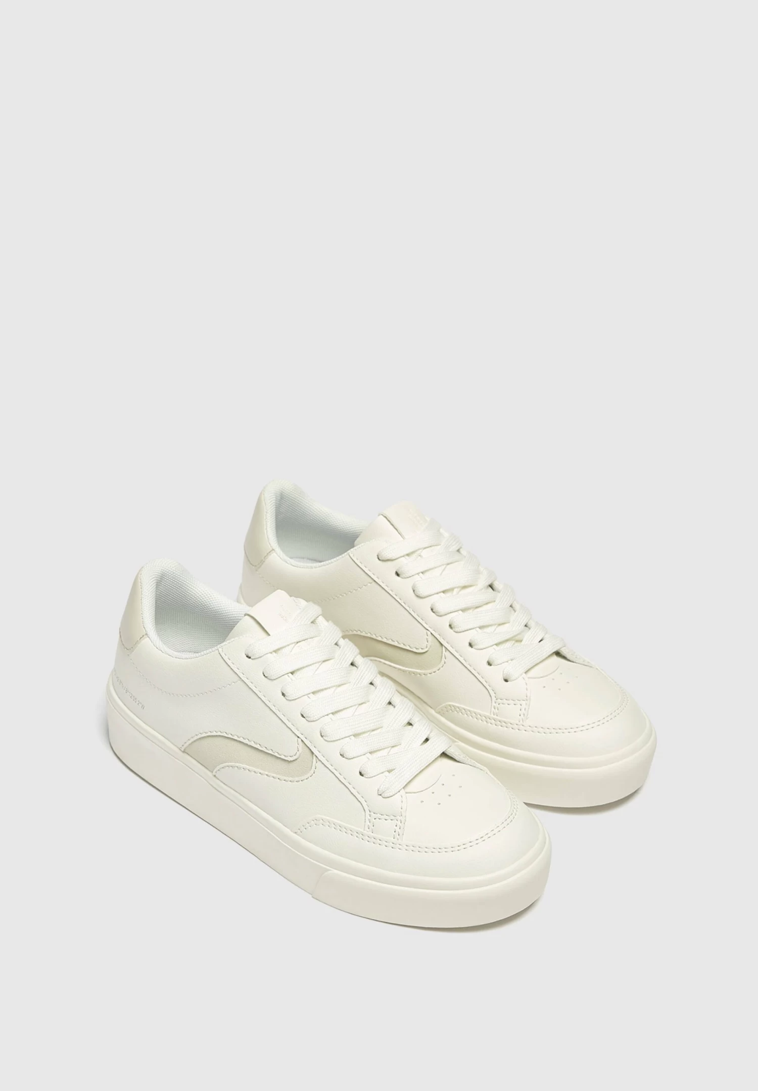 PULL & BEAR Sneakers Laag - White 3 PULL & BEAR Sneakers Laag - White - Afbeelding 3
