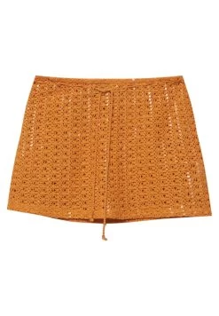 PULL & BEAR Sequinned Crochet- A-Lijn Rok - Mustard Yellow 10 PULL & BEAR Sequinned Crochet- A-Lijn Rok - Mustard Yellow -PULL BEAR Winkel a25172877d9f43afb9f28289219c6f76