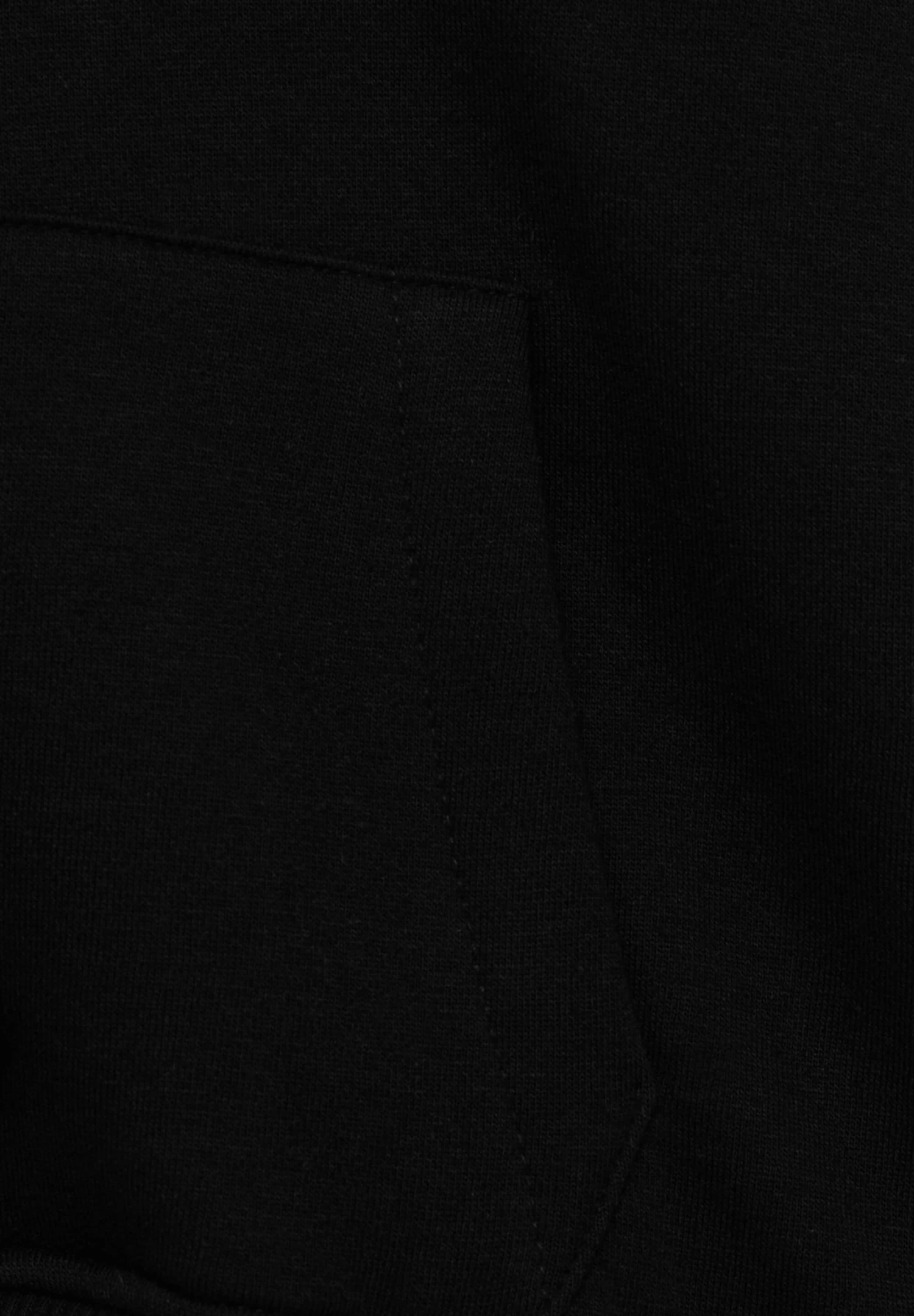 PULL & BEAR Cropped - Hoodie - Mottled Black 6 PULL & BEAR Cropped - Hoodie - Mottled Black - Afbeelding 6