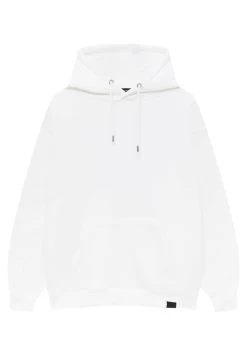 PULL & BEAR Basic - Hoodie - White -PULL BEAR Winkel a3bb62cf87804ddb811dc4f2eeade779