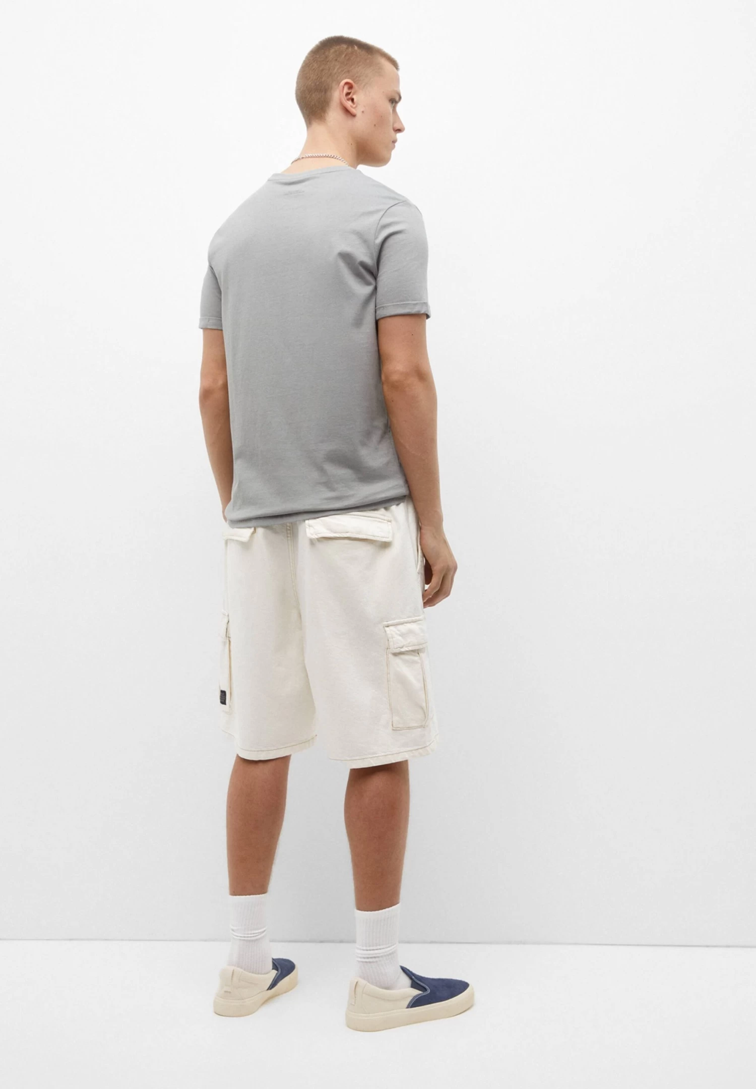 PULL & BEAR Waistband - Jeansshort - Beige 3 PULL & BEAR Waistband - Jeansshort - Beige - Afbeelding 3