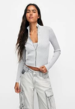 PULL & BEAR Vest - Light Grey