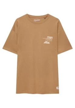 PULL & BEAR Short Sleeve Nyc - T-Shirt Print - Brown -PULL BEAR Winkel a5f1a9fcc195459a94c1a14356e0e9fe