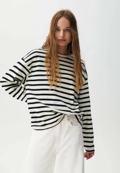 PULL & BEAR Basic - Longsleeve - Mottled Black