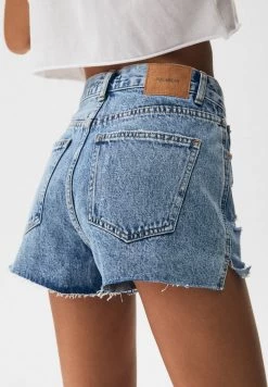 PULL & BEAR Ripped - Jeansshort - Dark Blue Denim 11 PULL & BEAR Ripped - Jeansshort - Dark Blue Denim -PULL BEAR Winkel a84b9bd0a8e34e929394b5b075622f23
