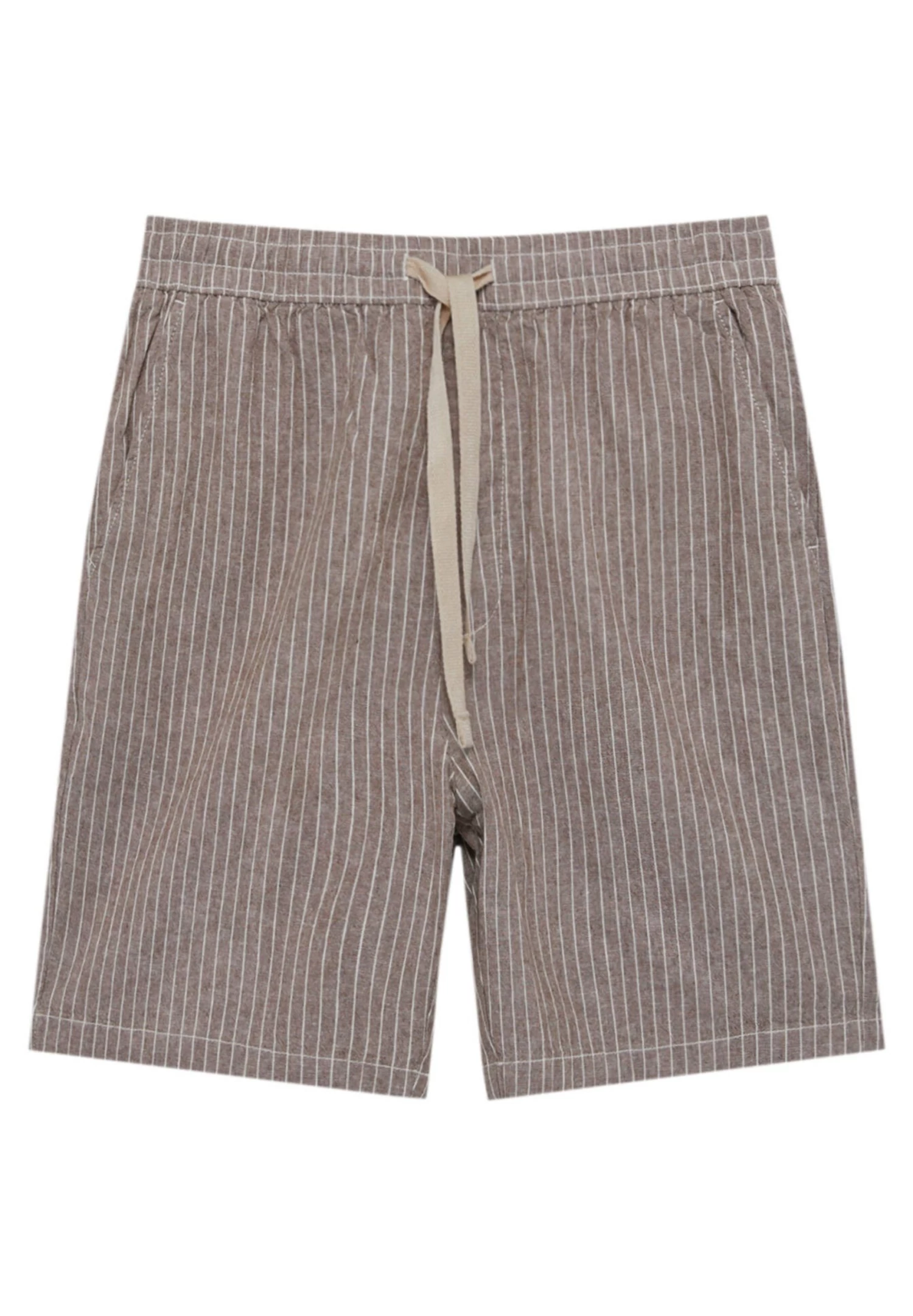 PULL & BEAR Rustic Striped - Shorts - Brown 6 PULL & BEAR Rustic Striped - Shorts - Brown - Afbeelding 6