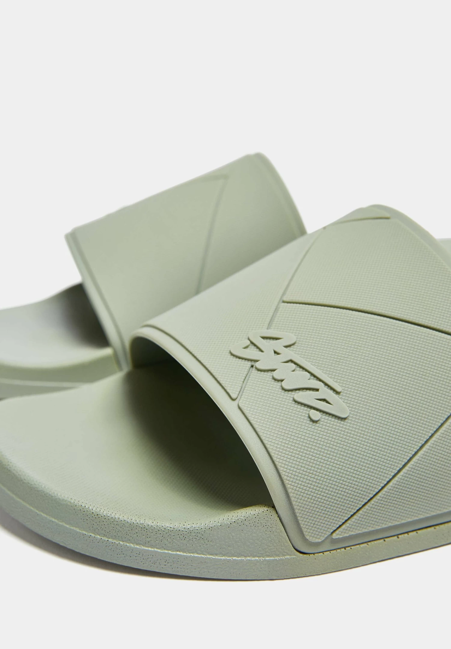 PULL & BEAR Gummierte Stwd - Badslippers - Green 4 PULL & BEAR Gummierte Stwd - Badslippers - Green - Afbeelding 4