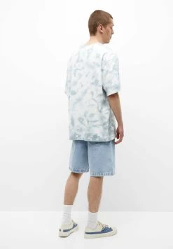 PULL & BEAR Tie-Dye - T-Shirt Print - Light Blue -PULL BEAR Winkel a9aac63bef514a4bba5ebd409e82437f