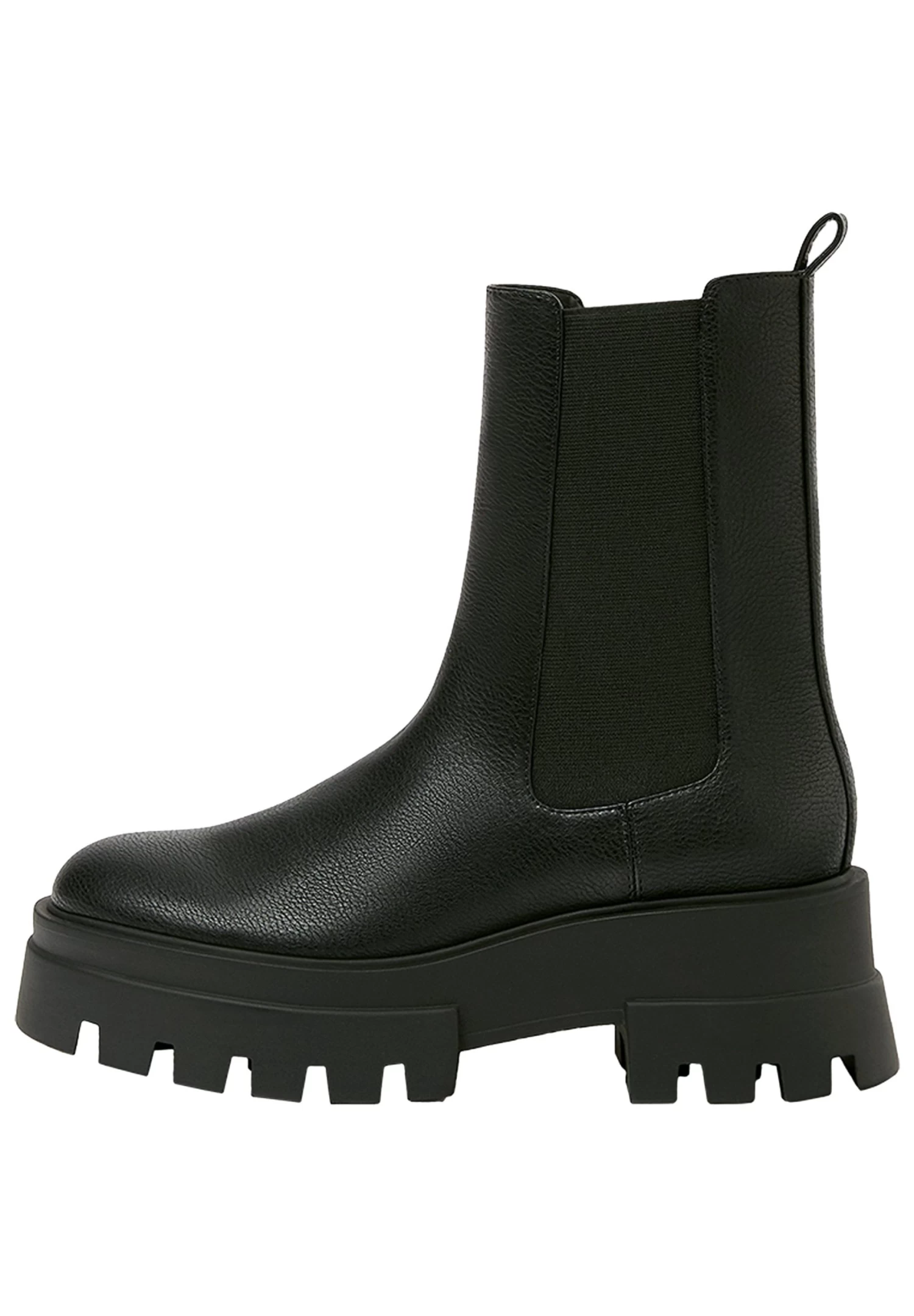 PULL & BEAR Enkellaarsjes Met Plateauzool - Black 2 PULL & BEAR Enkellaarsjes Met Plateauzool - Black - Afbeelding 2