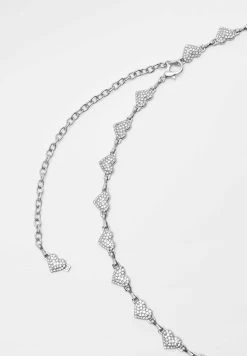 PULL & BEAR Heart Link- Riem - Silver Coloured -PULL BEAR Winkel acb281526f2546c3934e555ddea2f6a8
