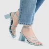 PULL & BEAR Strappy Heeled - Sandalen - Blue