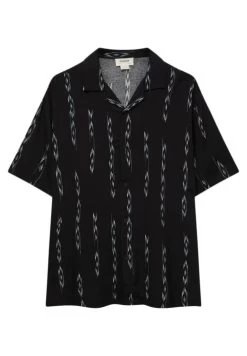 PULL & BEAR Short Sleeve- Overhemd - Black -PULL BEAR Winkel ada1de8932b241ba8be68fd2546362e3