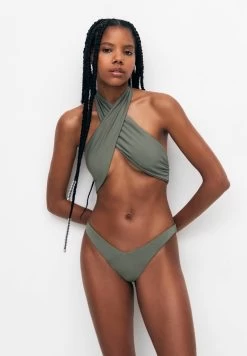 PULL & BEAR Wrap - Bikinitop - Khaki