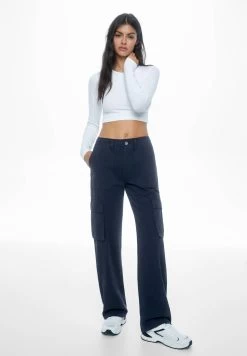 PULL & BEAR Straight-Fit - Cargobroek - Dark Blue 7 PULL & BEAR Straight-Fit - Cargobroek - Dark Blue -PULL BEAR Winkel adb6b1f111d64a64961ed0c288103e90