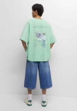 PULL & BEAR Vincent Van Gogh - T-Shirt Print - Green