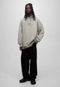 PULL & BEAR Mona Lisa- Hoodie - Light Grey -PULL BEAR Winkel add192c6dd5748a7a8c9d79a5ab4b391