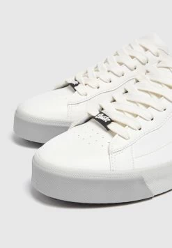 PULL & BEAR Mit Block - Sneakers Laag - White -PULL BEAR Winkel ade704a46dd84ec6a122f16ba4af95e7