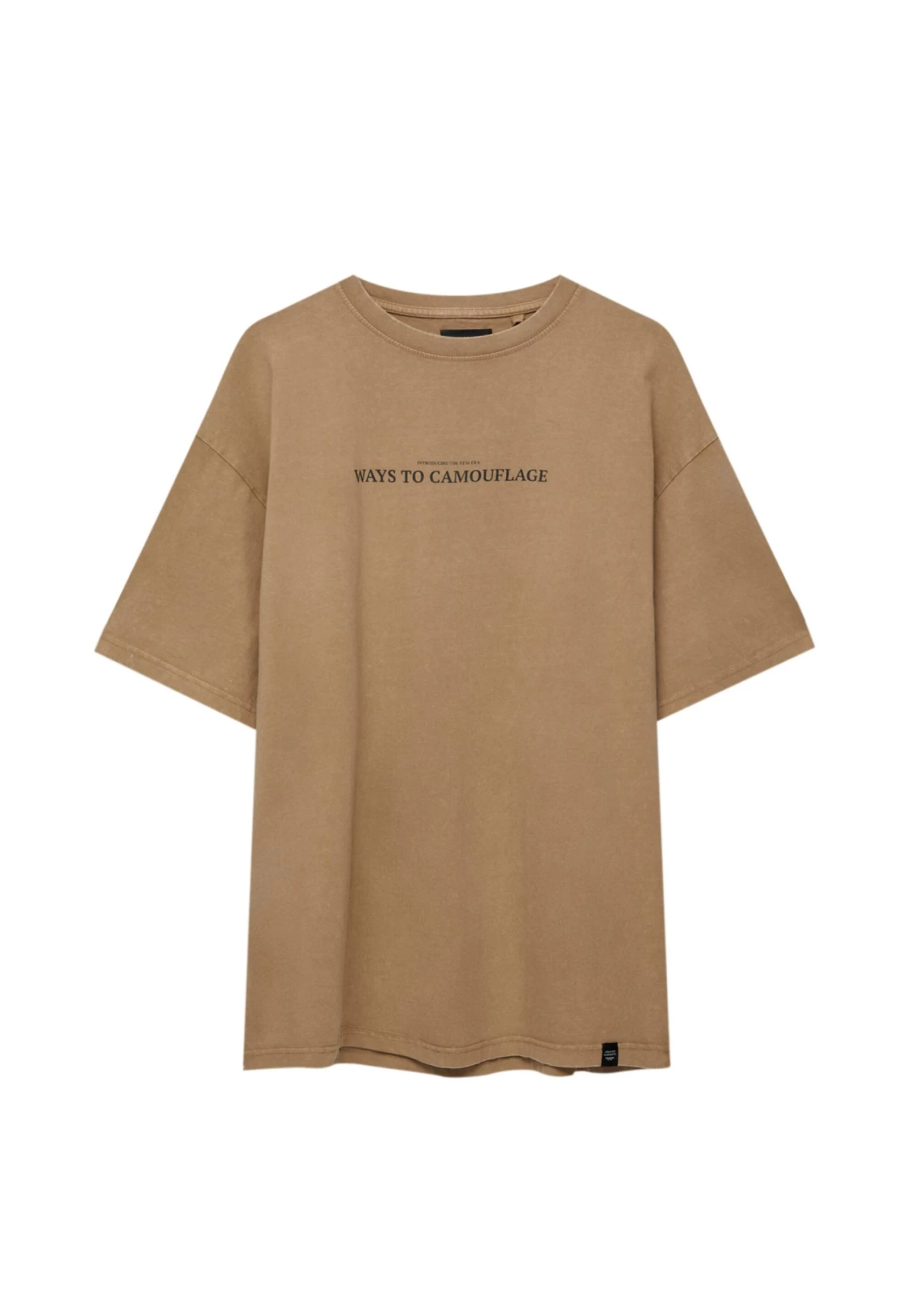 PULL & BEAR With Short Sleeves And - T-Shirt Print - Ochre 7 PULL & BEAR With Short Sleeves And - T-Shirt Print - Ochre - Afbeelding 7