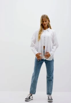 PULL & BEAR Overhemdblouse - White -PULL BEAR Winkel afecfdf6cac2478b834c98ce5111289f