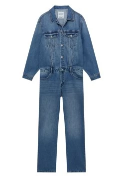 PULL & BEAR Long Sleeve- Jumpsuit - Blue Denim -PULL BEAR Winkel b0db9690e39f43c0a3d87b0f883299d1