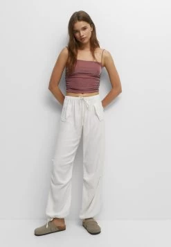 PULL & BEAR Party - Top - Berry -PULL BEAR Winkel b1553fc9d6744817a952db28056862d3