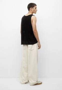 PULL & BEAR Baggy Extra Wide-Leg- Straight Leg Jeans - Beige -PULL BEAR Winkel b1b21a5cab714a21b24b25b6fe2f61f3