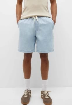 PULL & BEAR Bermuda - Shorts - Stone Blue Denim