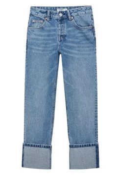PULL & BEAR Straight Leg Jeans - Blue Denim -PULL BEAR Winkel b1dbbe05ec8c4fa5961440bd2818e99e
