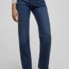 PULL & BEAR Straight Leg Jeans - Dark Blue