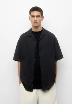 PULL & BEAR Basic Short Sleeve - Overhemd - Black