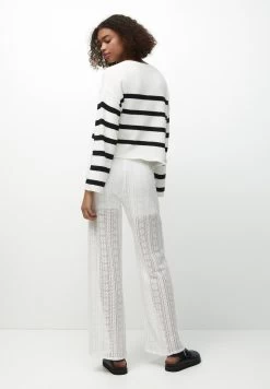 PULL & BEAR Striped Corset - Trui - White -PULL BEAR Winkel b55fe8372b504ad88af210ec7b5f8f1a