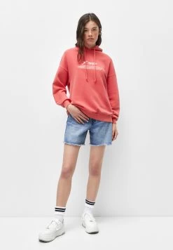 PULL & BEAR One Goal Slogan - Hoodie - Coral -PULL BEAR Winkel b5d875525f5d447c85097472ed0b2eab