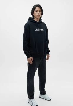 PULL & BEAR Hokusai- Hoodie - Black -PULL BEAR Winkel b714134839624059ad654d3d152aba60