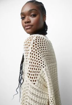 PULL & BEAR Long Sleeve Crochet - Trui - Beige -PULL BEAR Winkel b74c4793db6a422bbda76c5bb1b60896