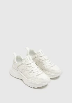 PULL & BEAR Dicker Sohle - Sneakers Laag - White 8 PULL & BEAR Dicker Sohle - Sneakers Laag - White -PULL BEAR Winkel b74d8fb528e14419a116d4294f0f7c89