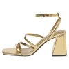 PULL & BEAR Sandalen Met Hoge Hak - Gold Coloured
