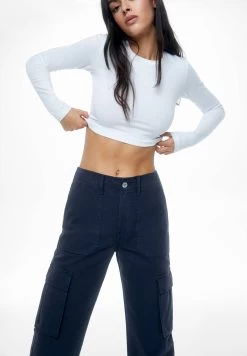 PULL & BEAR Straight-Fit - Cargobroek - Dark Blue 9 PULL & BEAR Straight-Fit - Cargobroek - Dark Blue -PULL BEAR Winkel b82a0743f41541c2ba2259912477b3cc